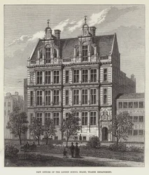 New Offices of the London School Board, Thames Embankment